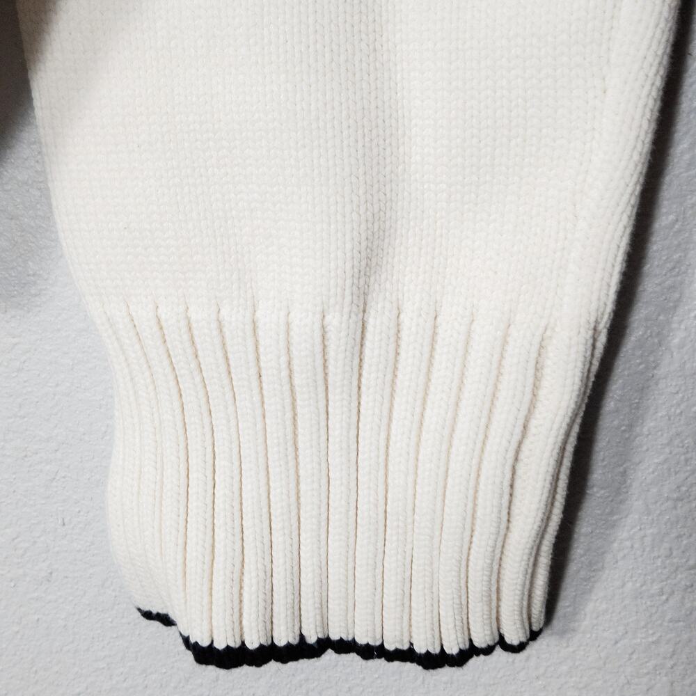 NEW Solid & Striped Women’s The Lola Chunky Sweater Nautical Old Money Size XL - Picture 6 of 9